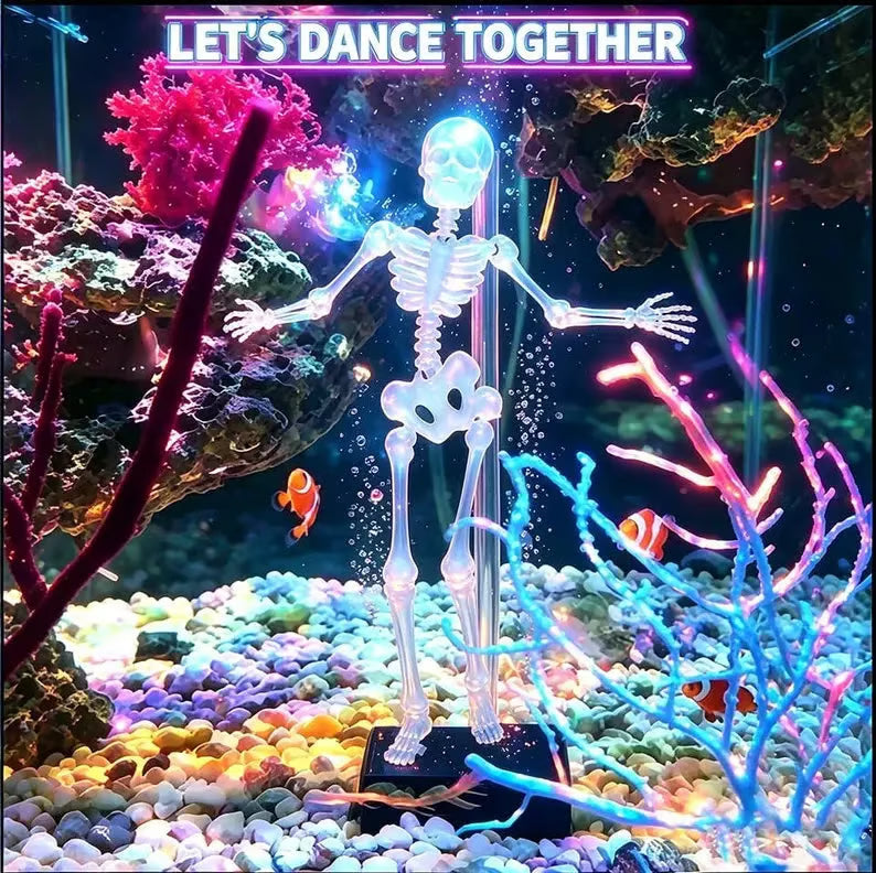 AquaSpecter — The Dancing Skeleton Aquarium Diver