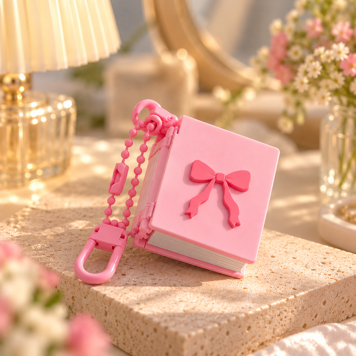 Pocket Memoir: Personalised Mini Photo Book Keychain (6 Photos)