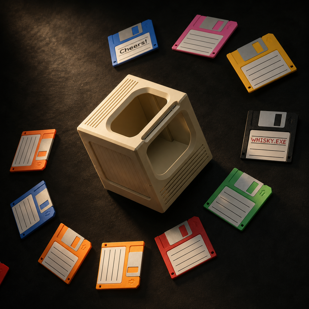 Quick Save — Retro Floppy Disk Coaster Dock