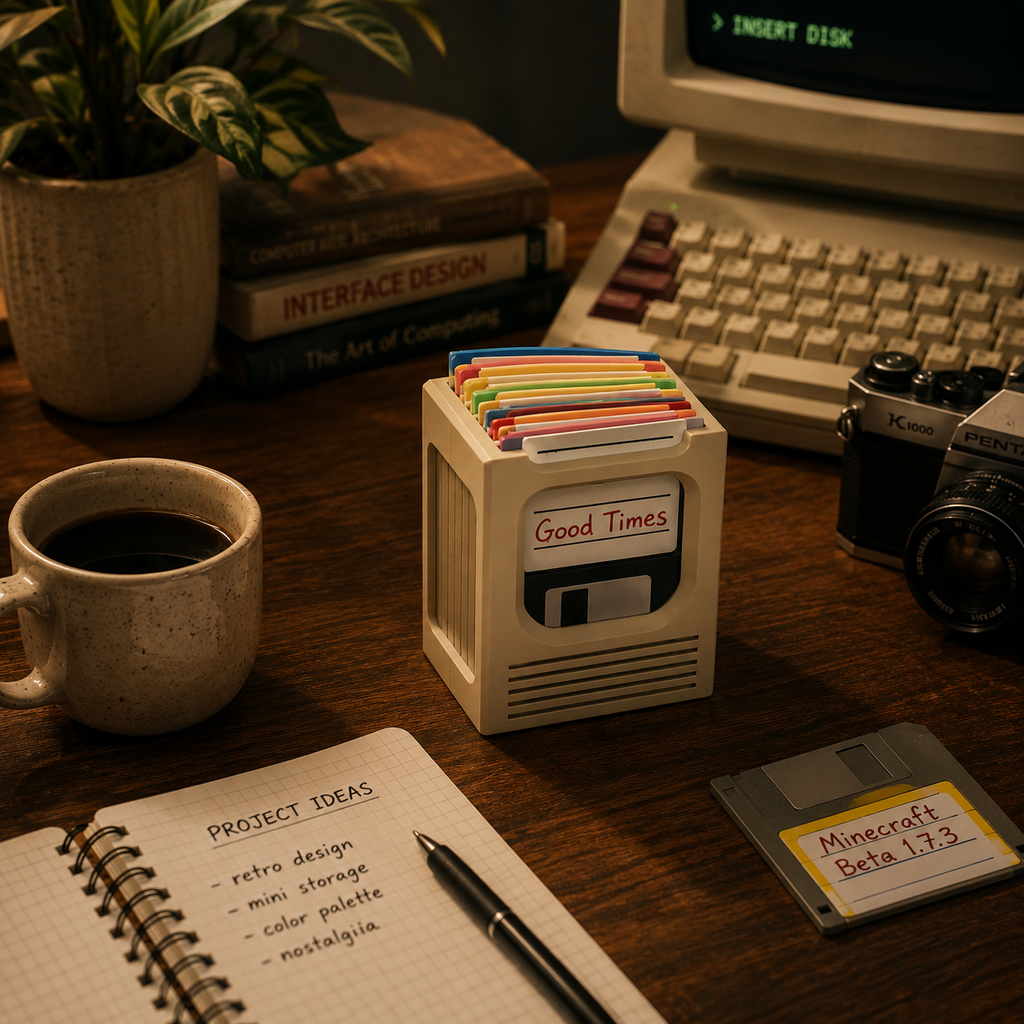 Quick Save — Retro Floppy Disk Coaster Dock