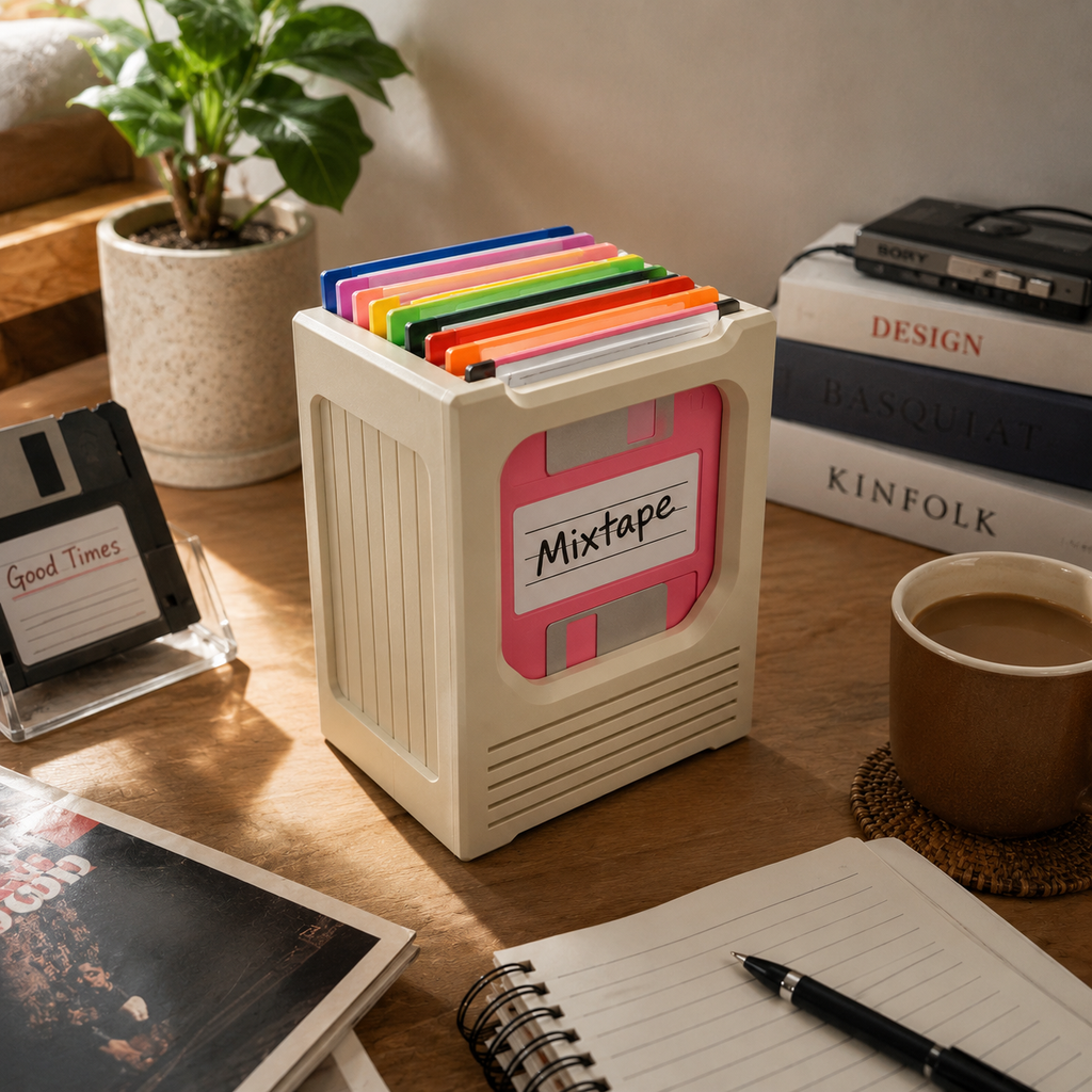 Quick Save — Retro Floppy Disk Coaster Dock