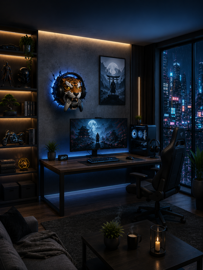 FangStrike™ Tiger Head Controller & Headphone Mount