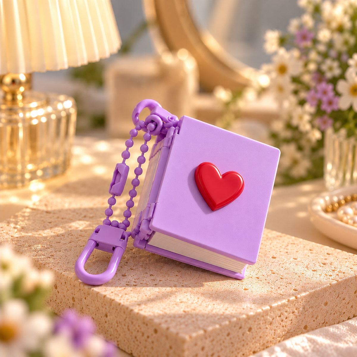 Pocket Memoir: Personalised Mini Photo Book Keychain (6 Photos)
