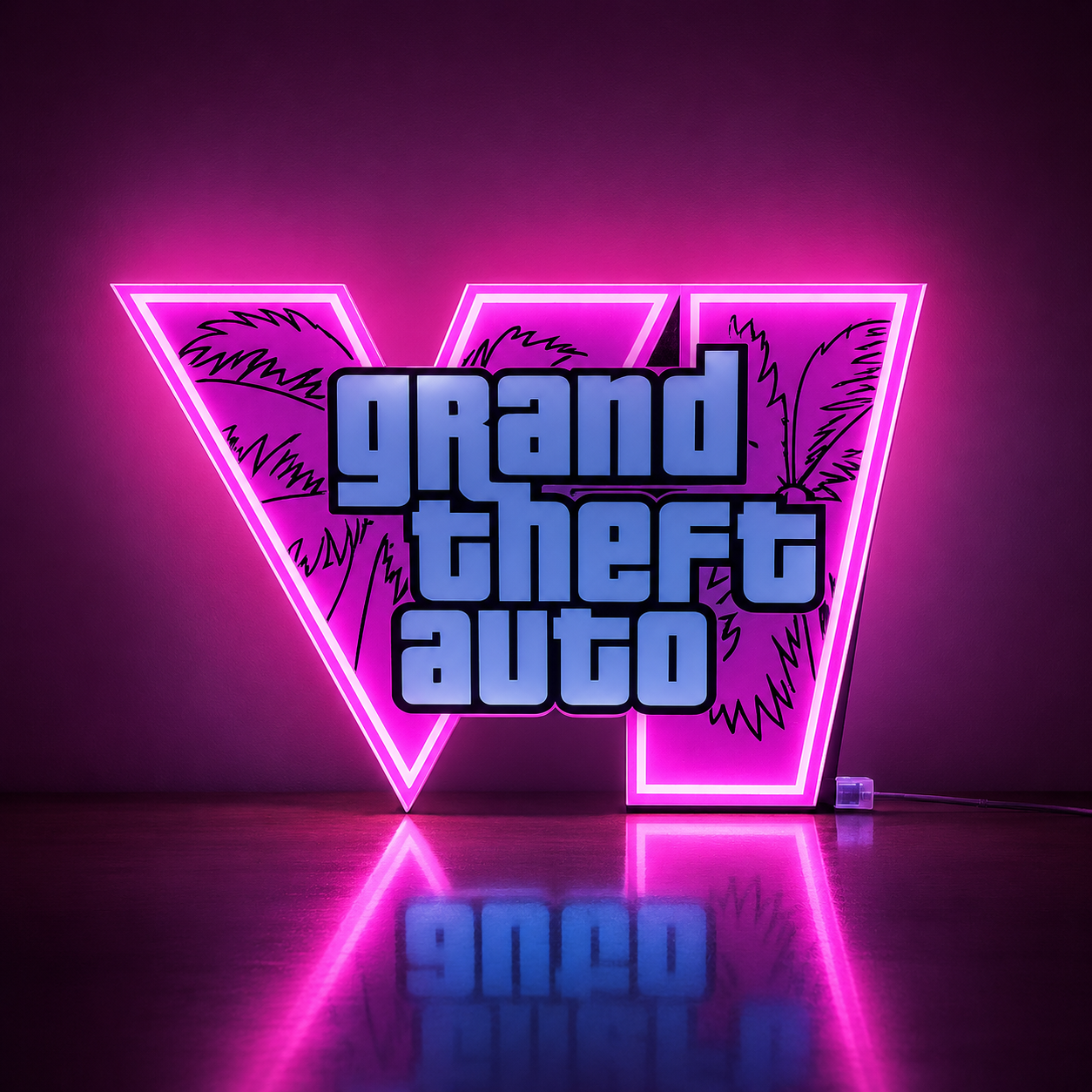 GTA VI Lightbox —  LED Desk Lamp